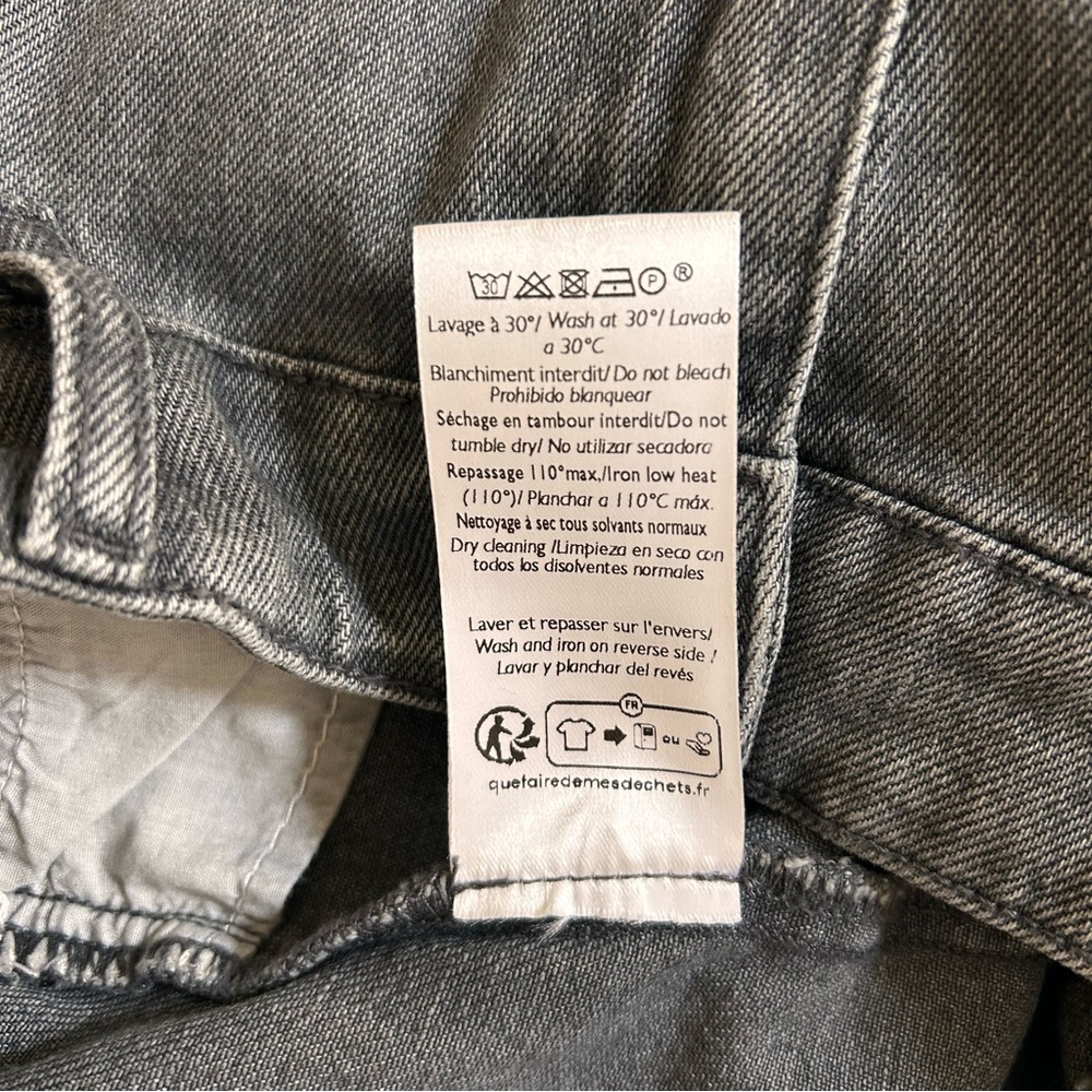 Sezane Le Wide Leg jeans grey - Picture 15 of 15